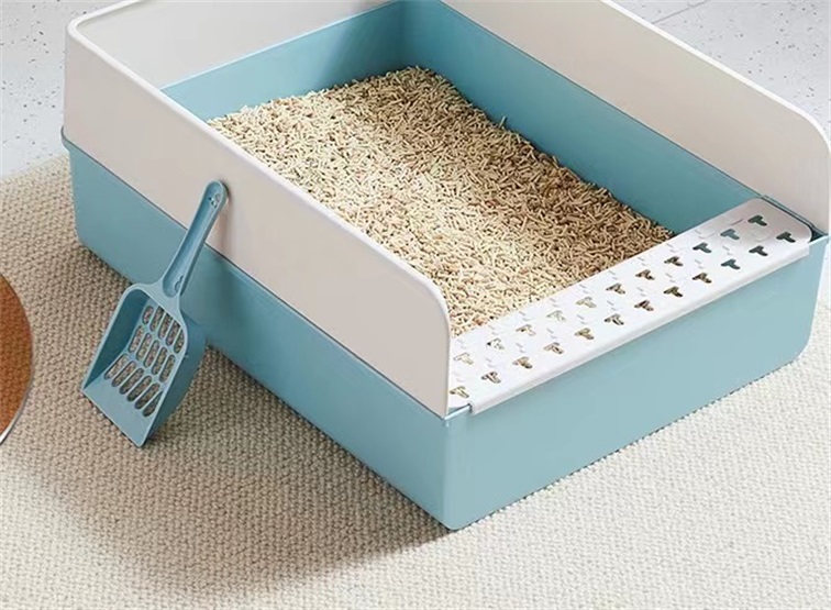 semi-open cat litter box