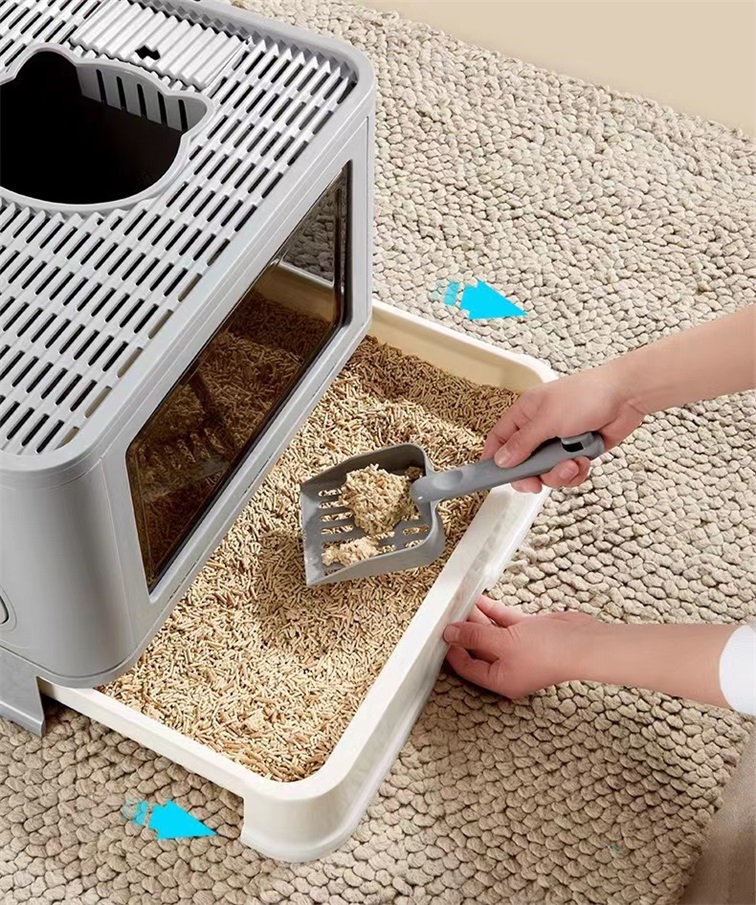 Deodor controlled cat litter box
