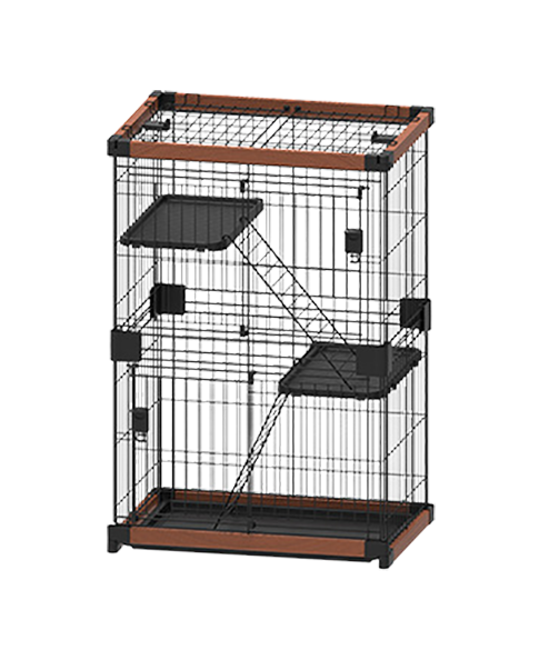 Big 2-Tier WPC Wire Dog Crate