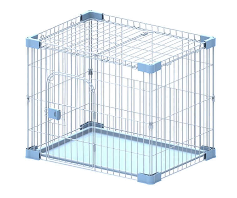 small wire dog cage is very easy to assemble