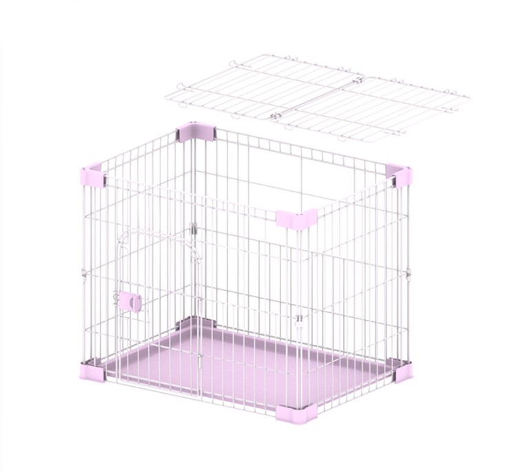 small wire dog cage with Removable top lid