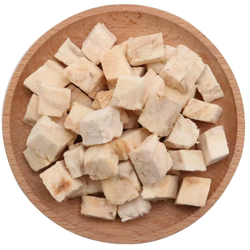 Nutritional value of fresh freeze dried cod cubes pet treats